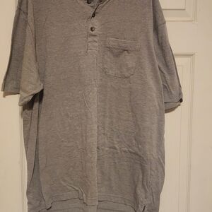 Men's Heather Gray Polo Shirt